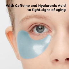 Patchs Misoli sous-yeux à l'acide hyaluronique pour hydratation en profondeur.