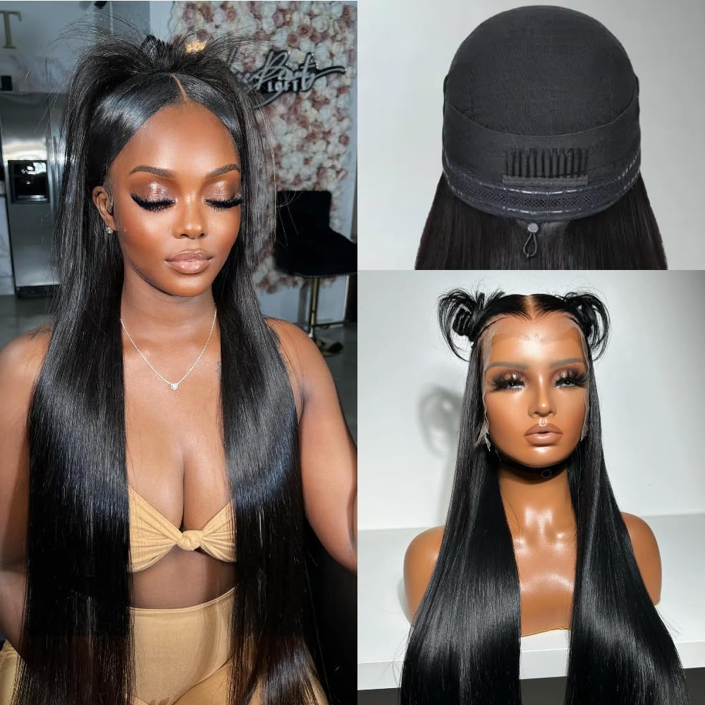 Miss Flower 13x6 glueless wig drawstring cap for adjustable snug fit.