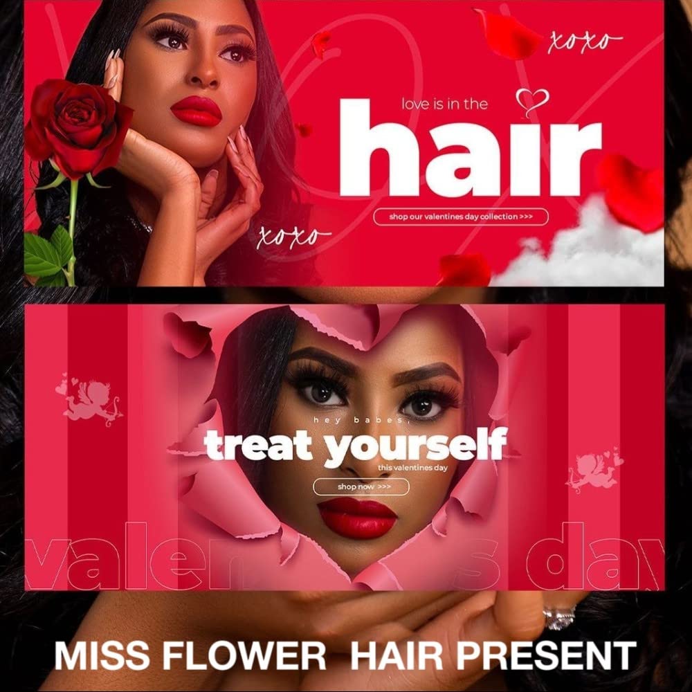 Miss Flower 26 inch straight wig delivers long sleek style.