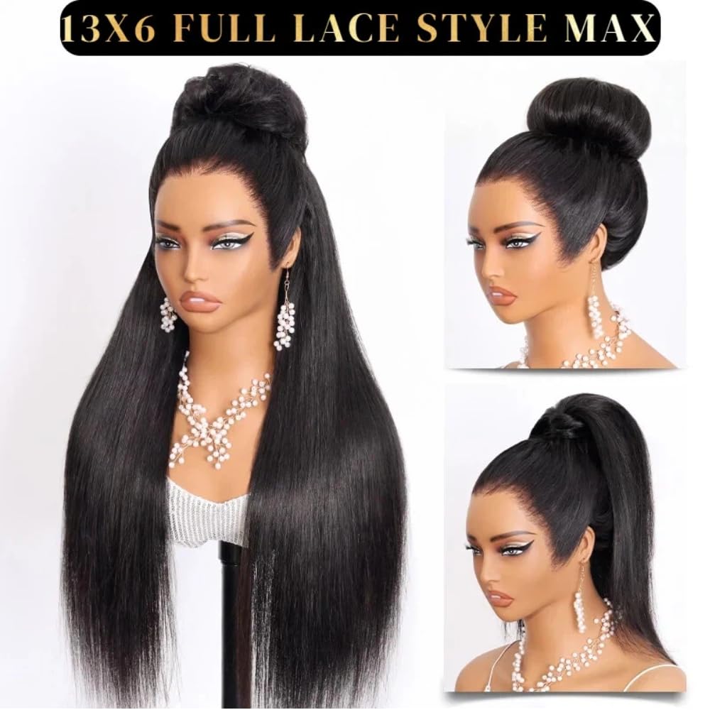 Miss Flower wig design with no front combs for maximum comfort.