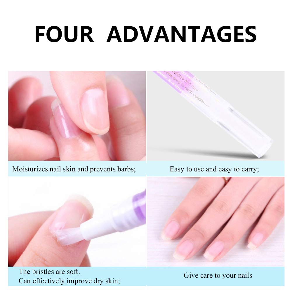 Miss Forever vitamin E nail oil pen ready for desk use to nourish cuticles