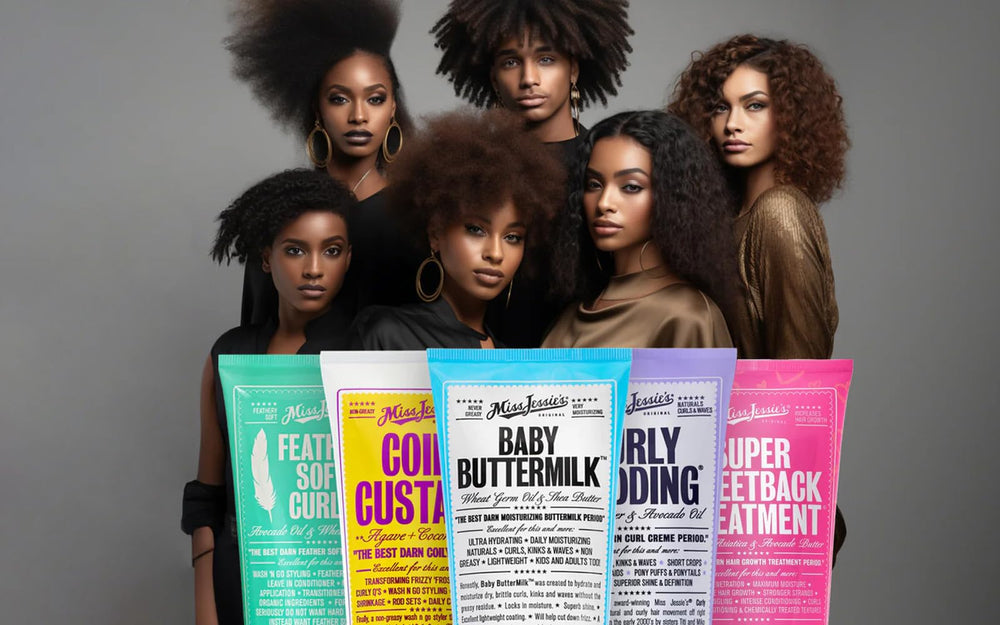 Miss Jessie's Senora Rizada Gel smooths curls with natural shine.
