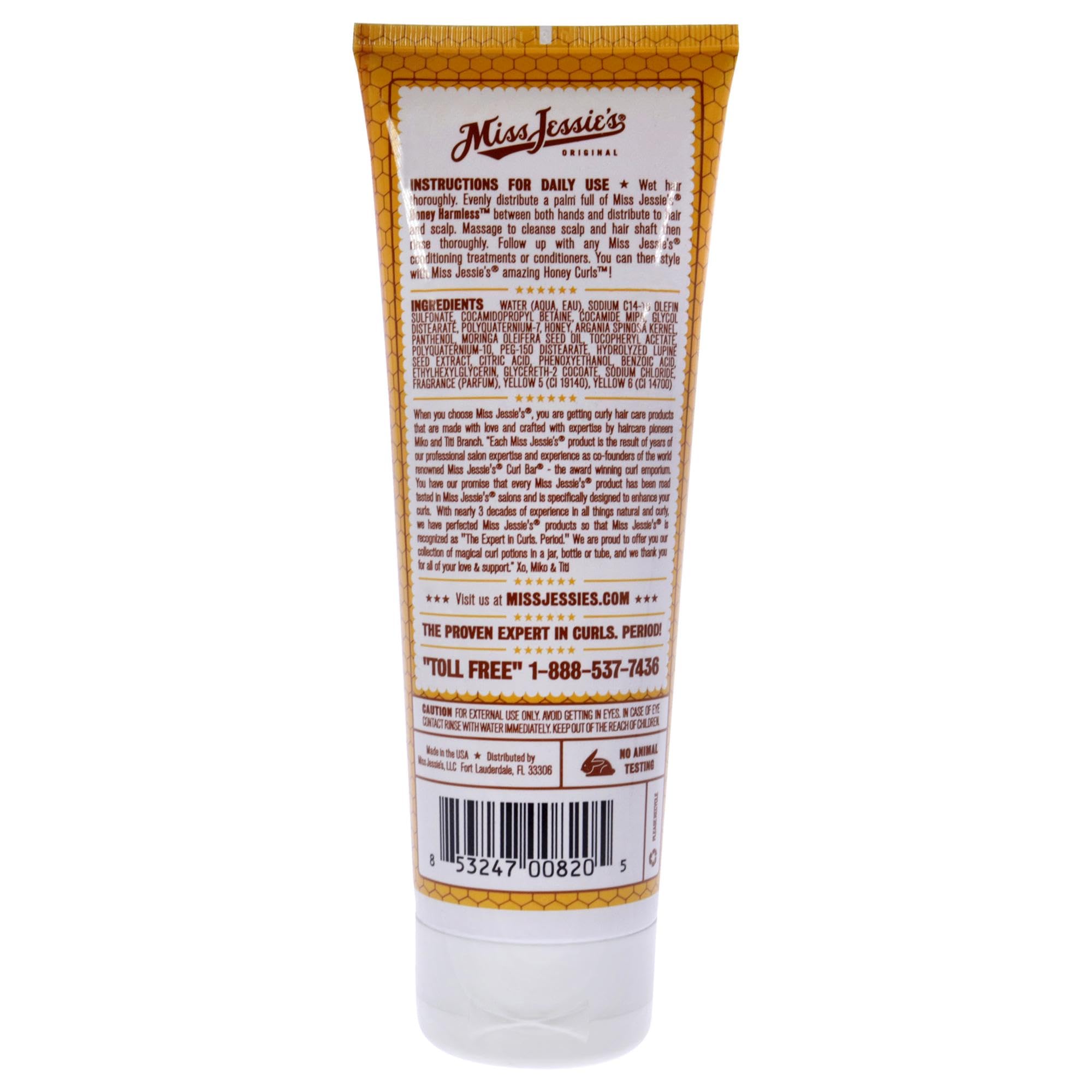 Miss Jessie's Honey Harm Less sublime les cheveux texturés et brillants