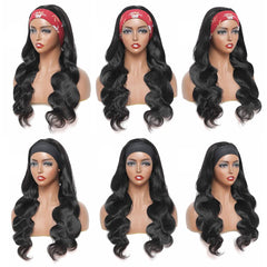 Miss Lee headband wig features 100% Brazilian virgin hair with soft texture.