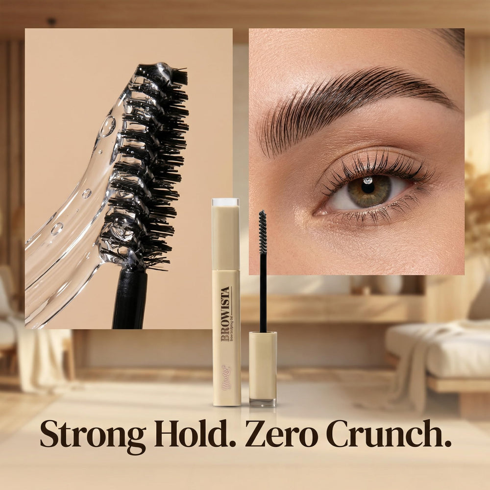 Miss Lil USA Browista gel wand offers quick-drying control for effortless brow shaping.