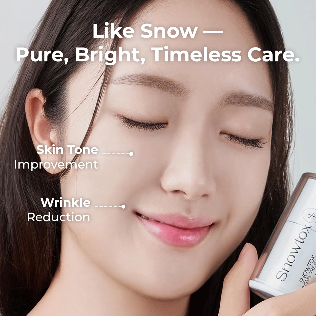 MISS MYER SnowTox serum cap close-up focusing on the bottle top