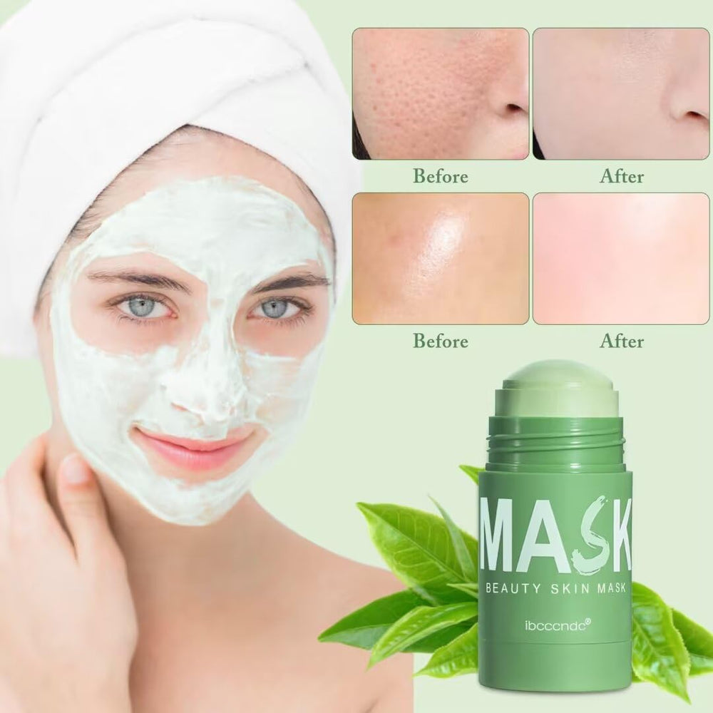 MISS OCEAN mask demonstrates blackhead-prone area cleansing.