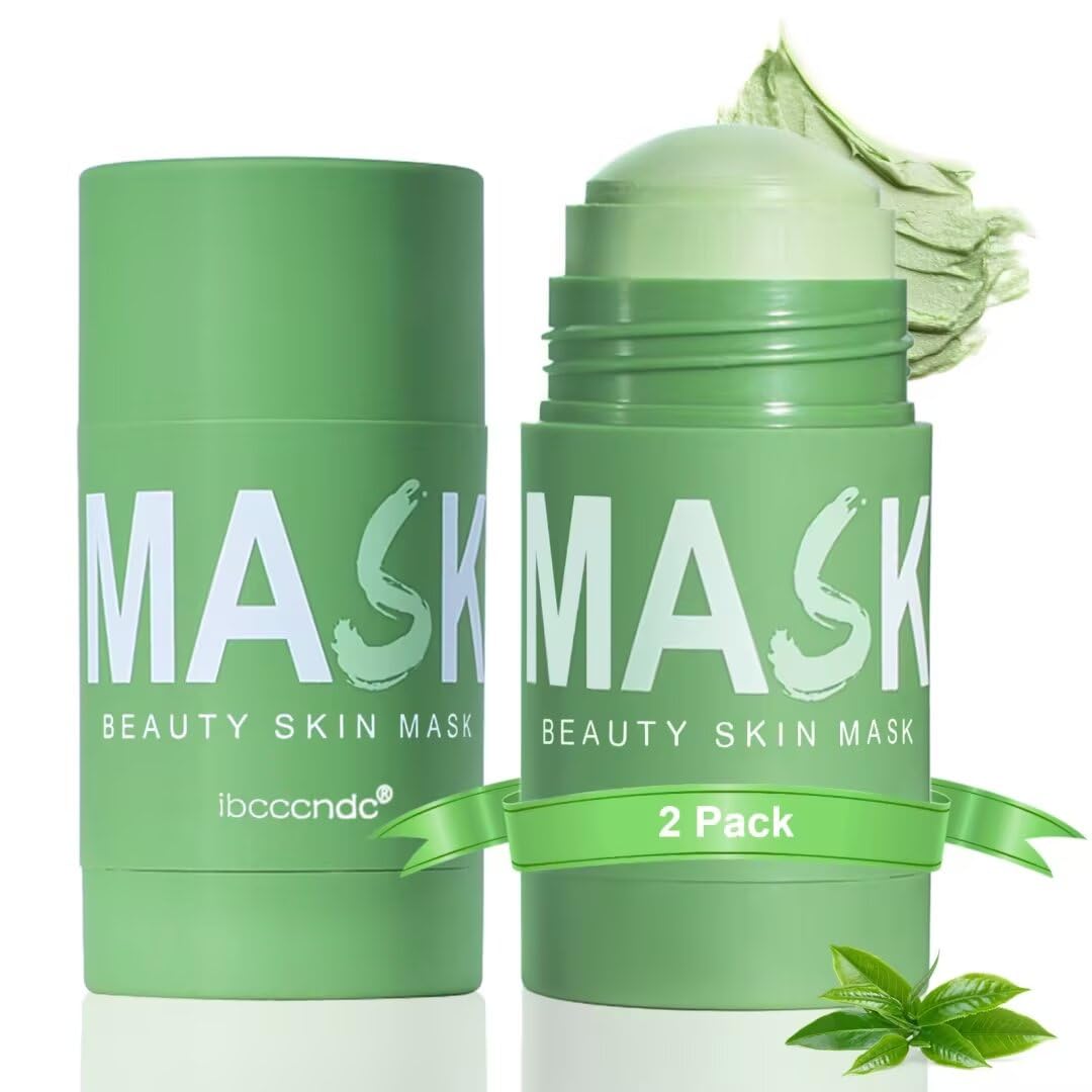 MISS OCEAN Green Tea Deep Cleanse Mask packaging for pore-purifying routine.