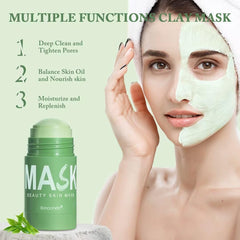 MISS OCEAN mask stick application showing easy, mess-free cleansing.