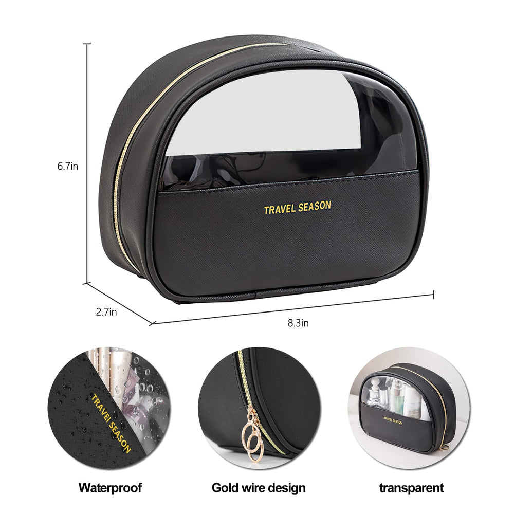 Miss Rose cosmetic bag keeps makeup organized during travel