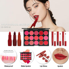 Miss Rose eyeshadow palette with diverse shades for creative looks