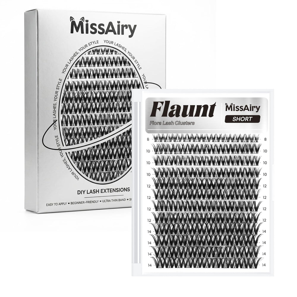 MissAiry Flaunt Lash Clusters 8-14mm wispy daily enhancement