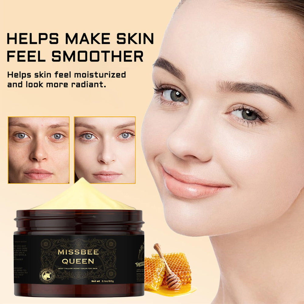 MISSBEE QUEEN anti-aging cream application enhances smooth skin and reduces visible fine lines