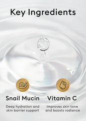 MISSHA Cell Renew Snail Mucin Toner liquid closeup reveals silky texture for layering.