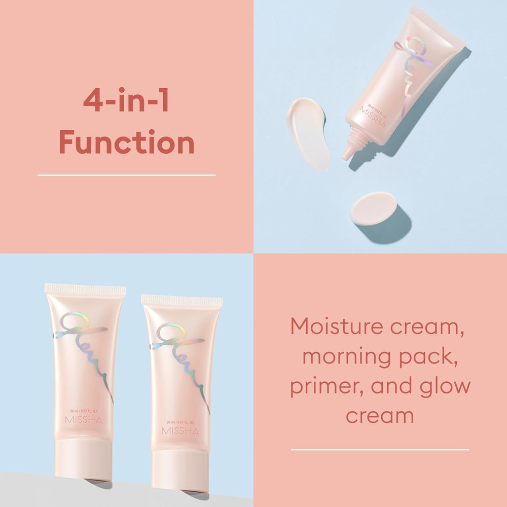 MISSHA Glow Skin Balm being applied to skin for a smooth luminous base
