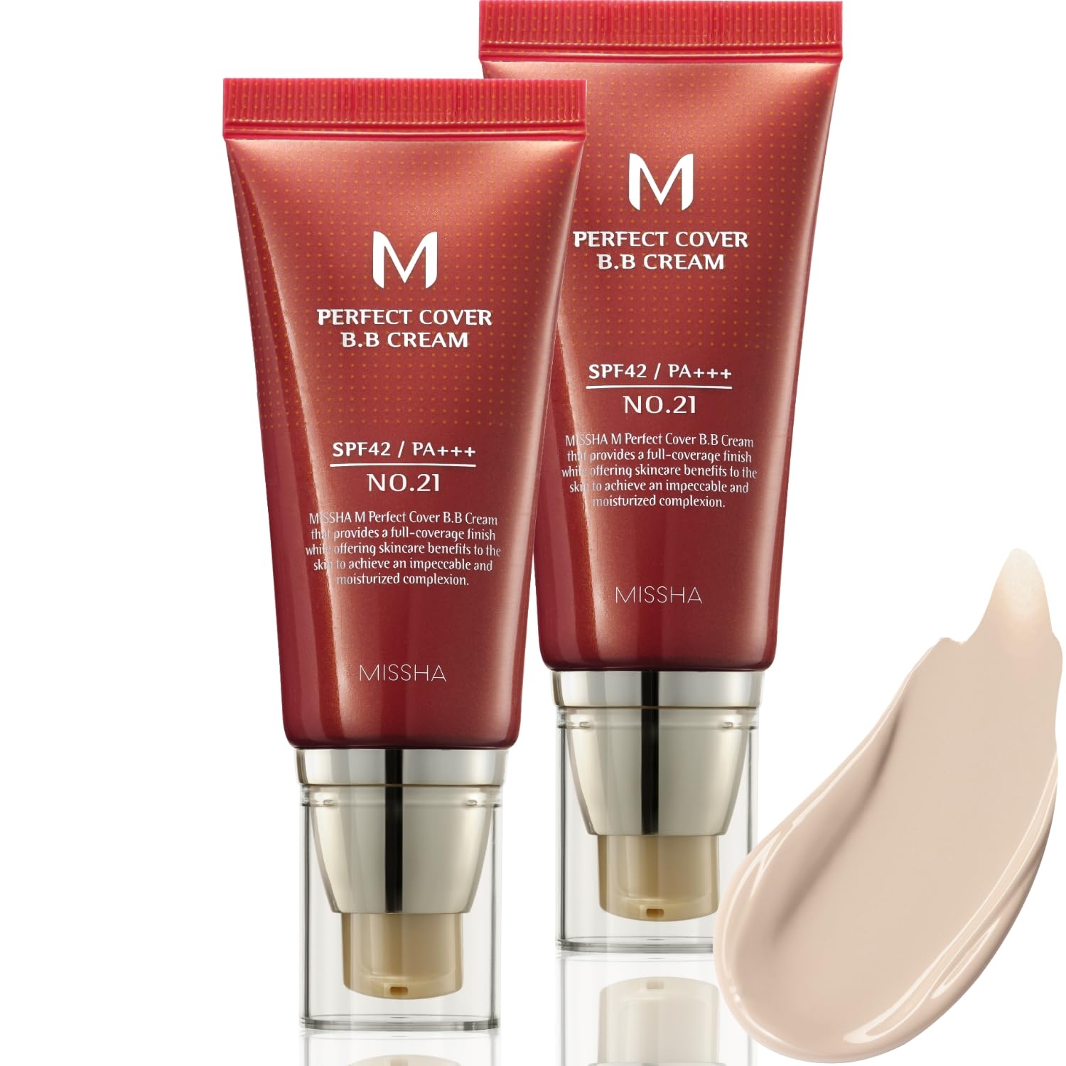 MISSHA M Perfect Cover BB Cream Dual Pack pack shot highlighting dual-pack value and versatility.