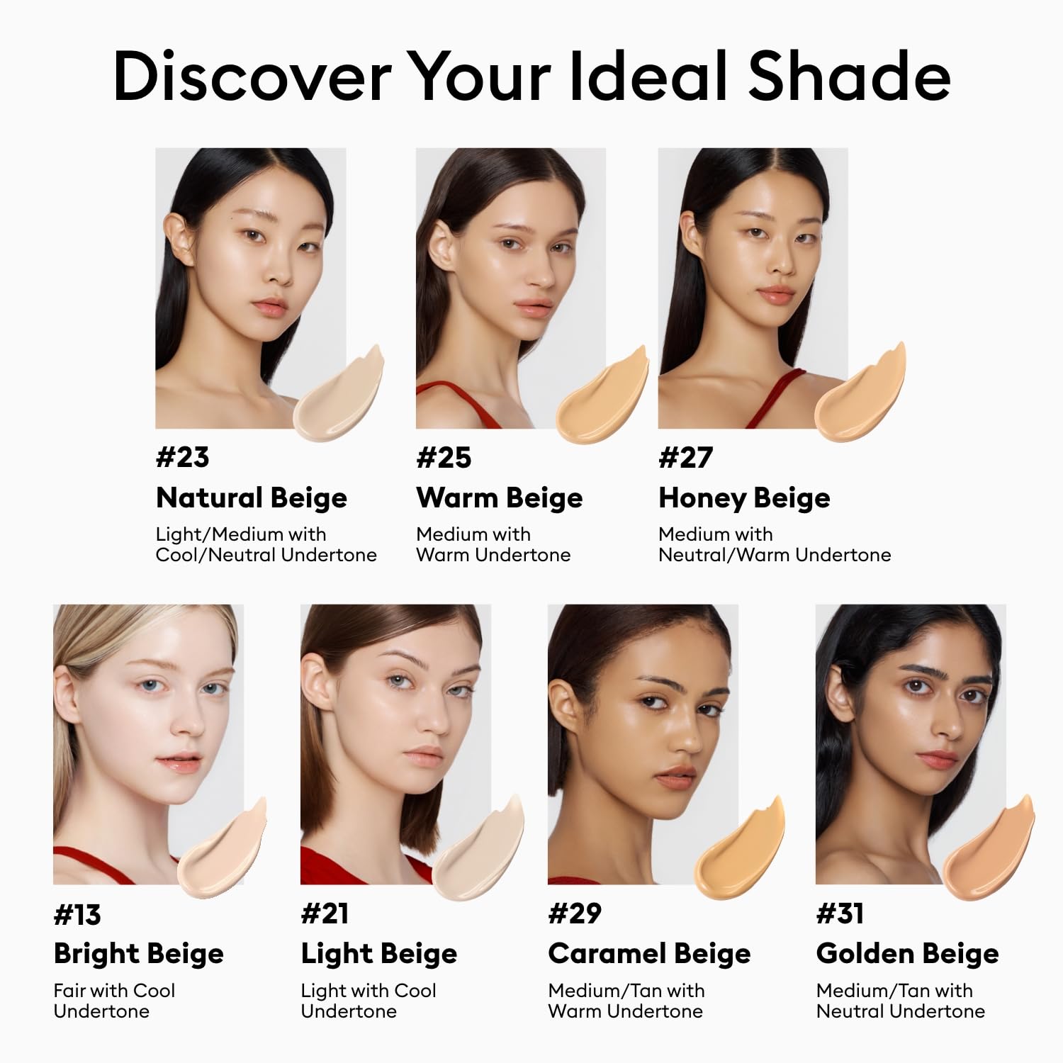 Finished makeup look with natural glow using MISSHA BB Cream No.23.