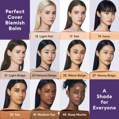 MISSHA M Perfect Cover Serum BB Cream No.13 swatch on skin demonstrates buildable coverage.