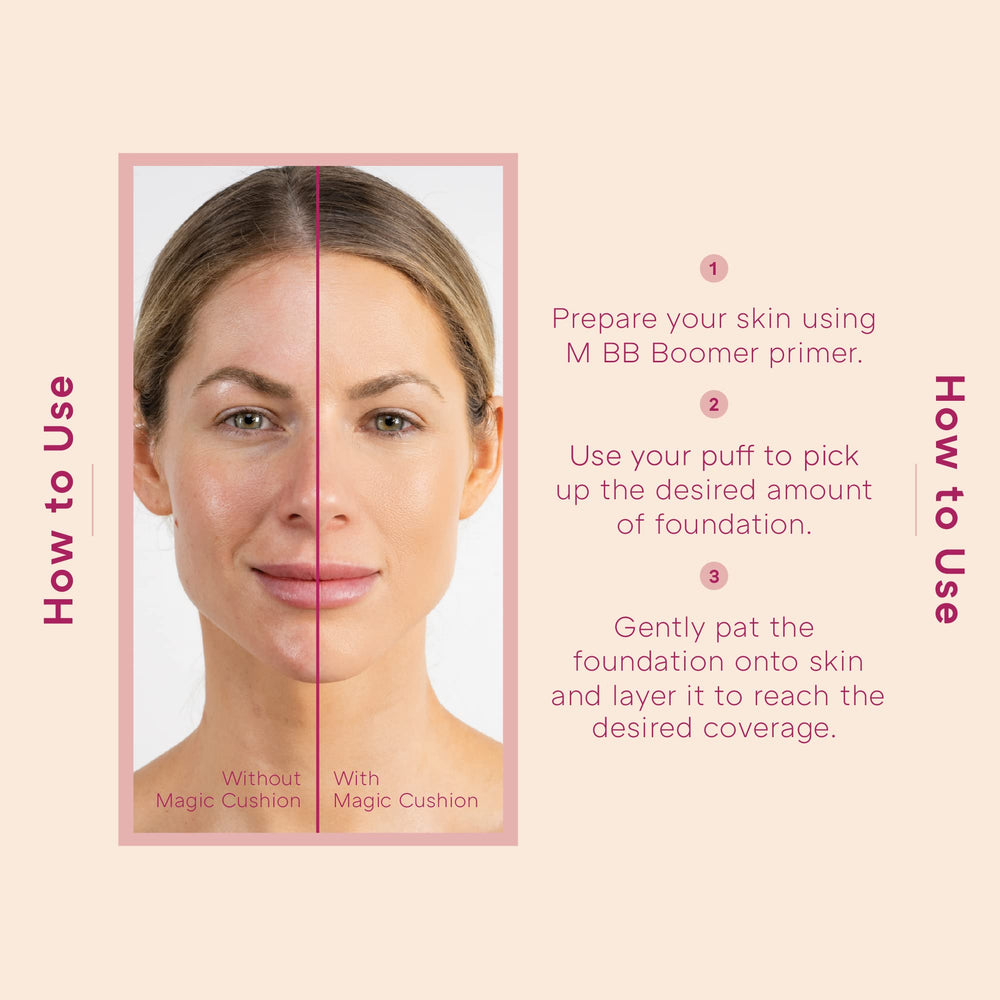 MISSHA Magic Cushion Moist Up formule hydratante pour peau confortable.