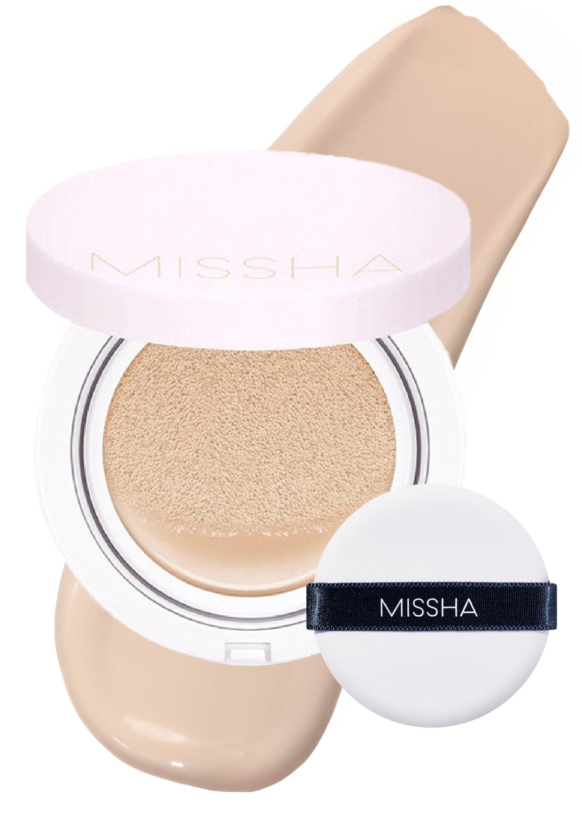 MISSHA Magic Cushion No.21 compact shows portable coverage for on-the-go touch-ups