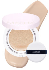 MISSHA Magic Cushion No.21 compact shows portable coverage for on-the-go touch-ups