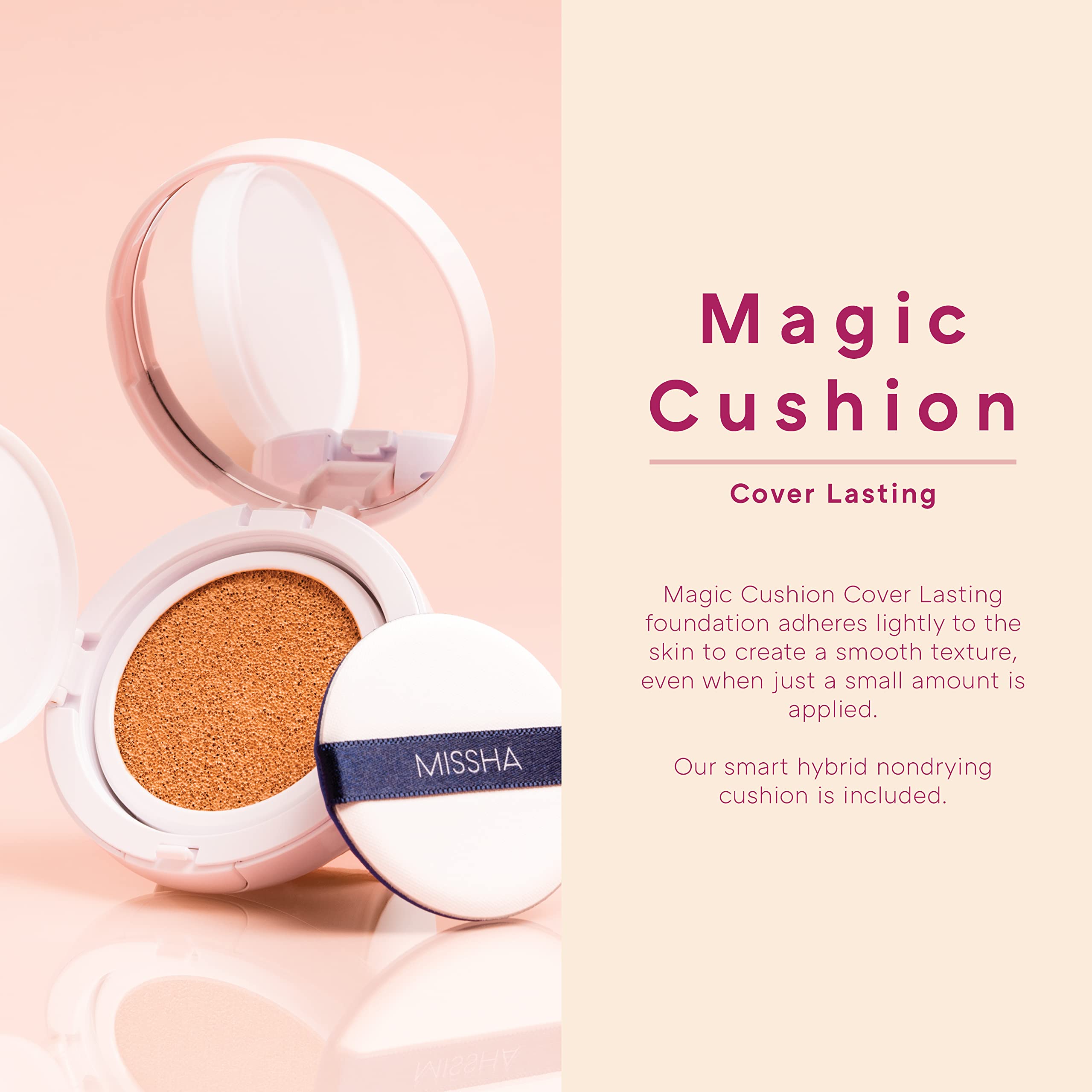 MISSHA Magic Cushion No.21 with dewy finish for a radiant look