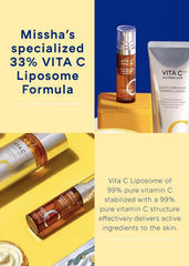 MISSHA Vita C Plus application guide showing day and night use.