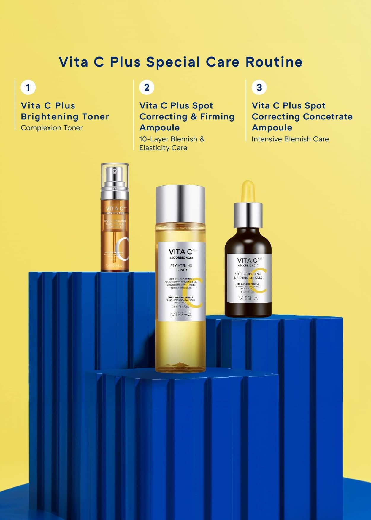 MISSHA Vita C Plus packaging box with premium presentation.