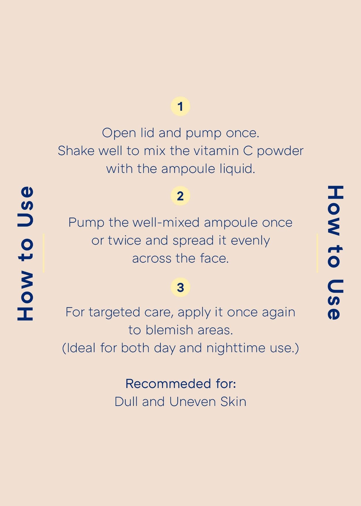 MISSHA Vita C Plus PHA exfoliation ingredient for smoother tone.