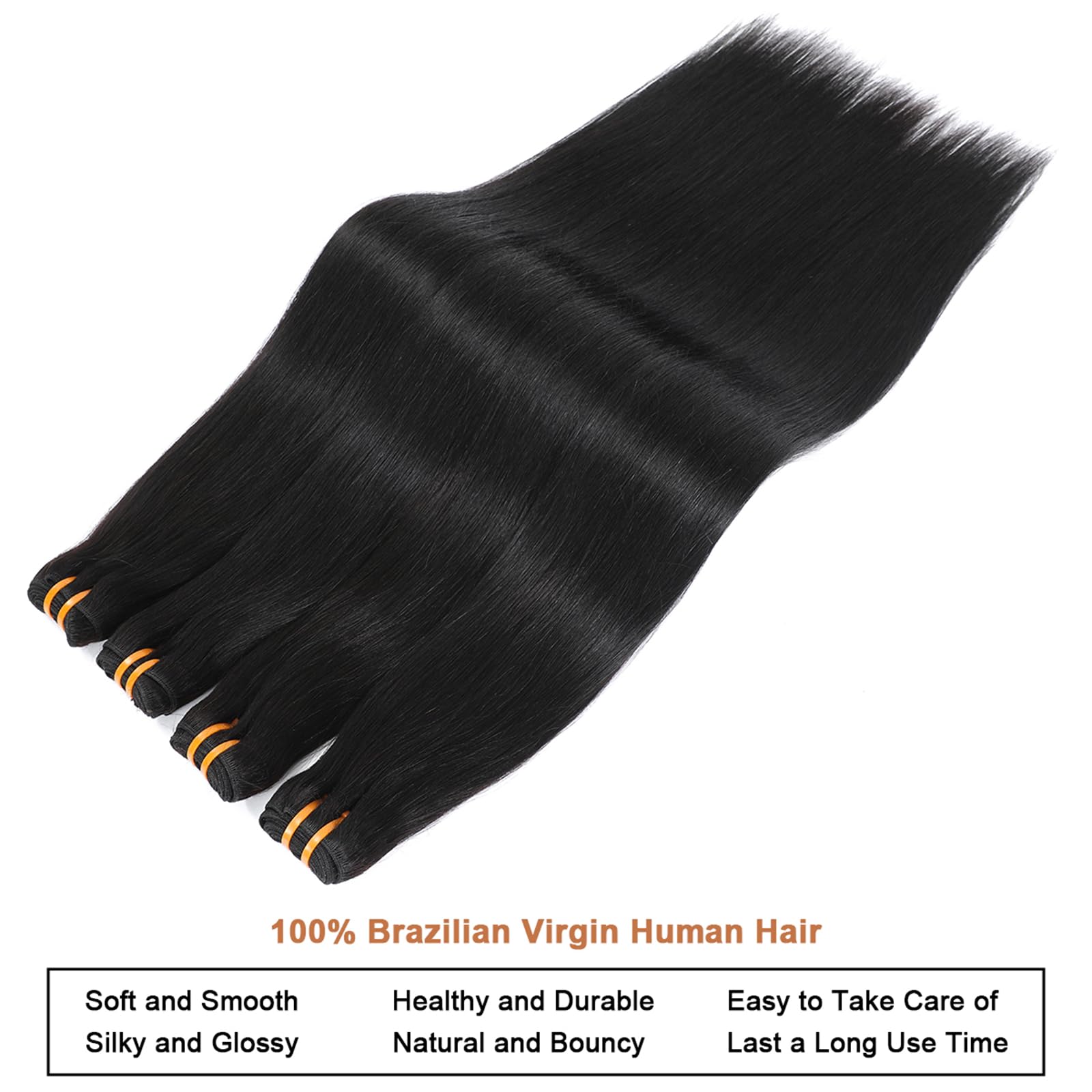 Missking bundles at multiple lengths show dense coverage for wigs.