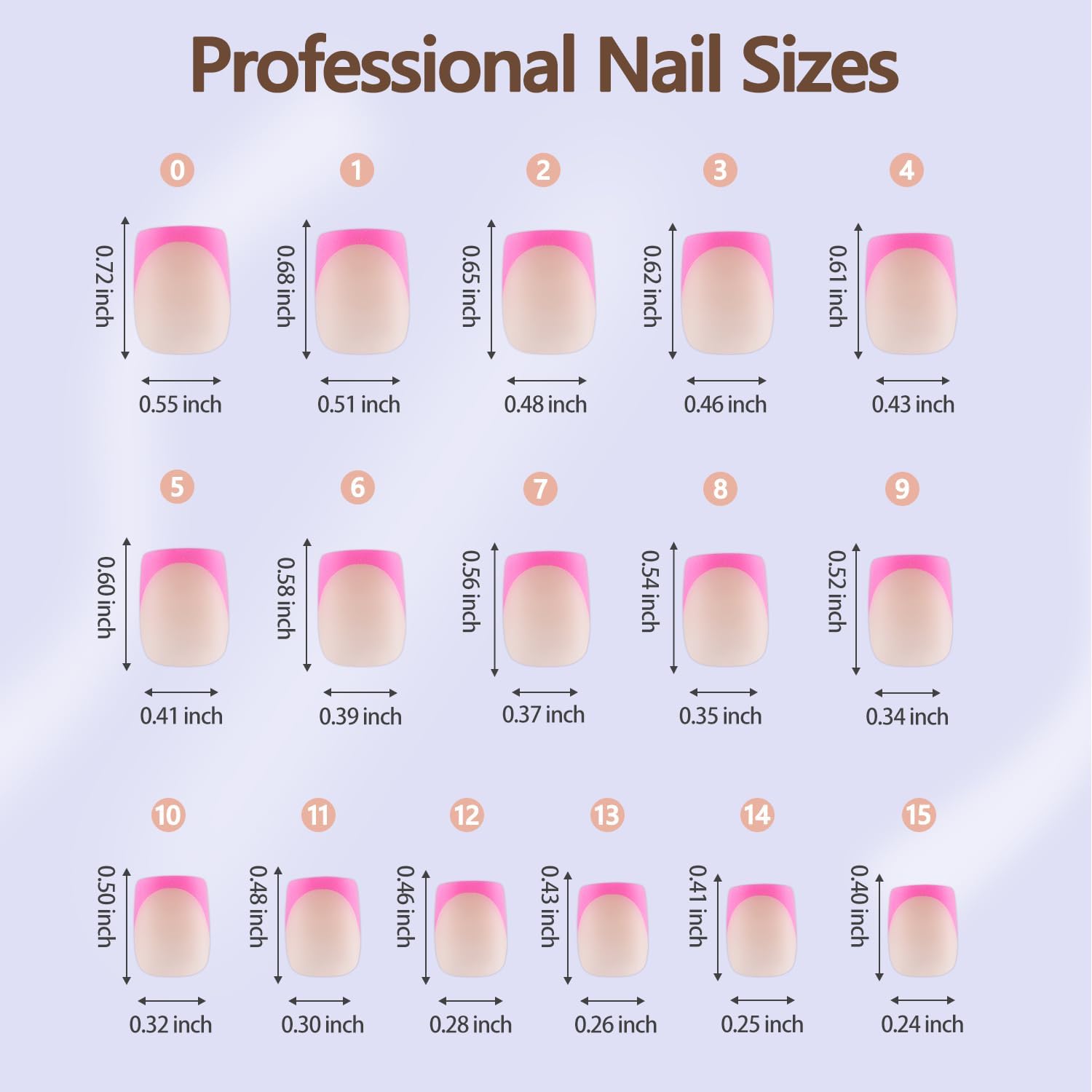 Misssix 15 sizes size chart shows versatile fit options