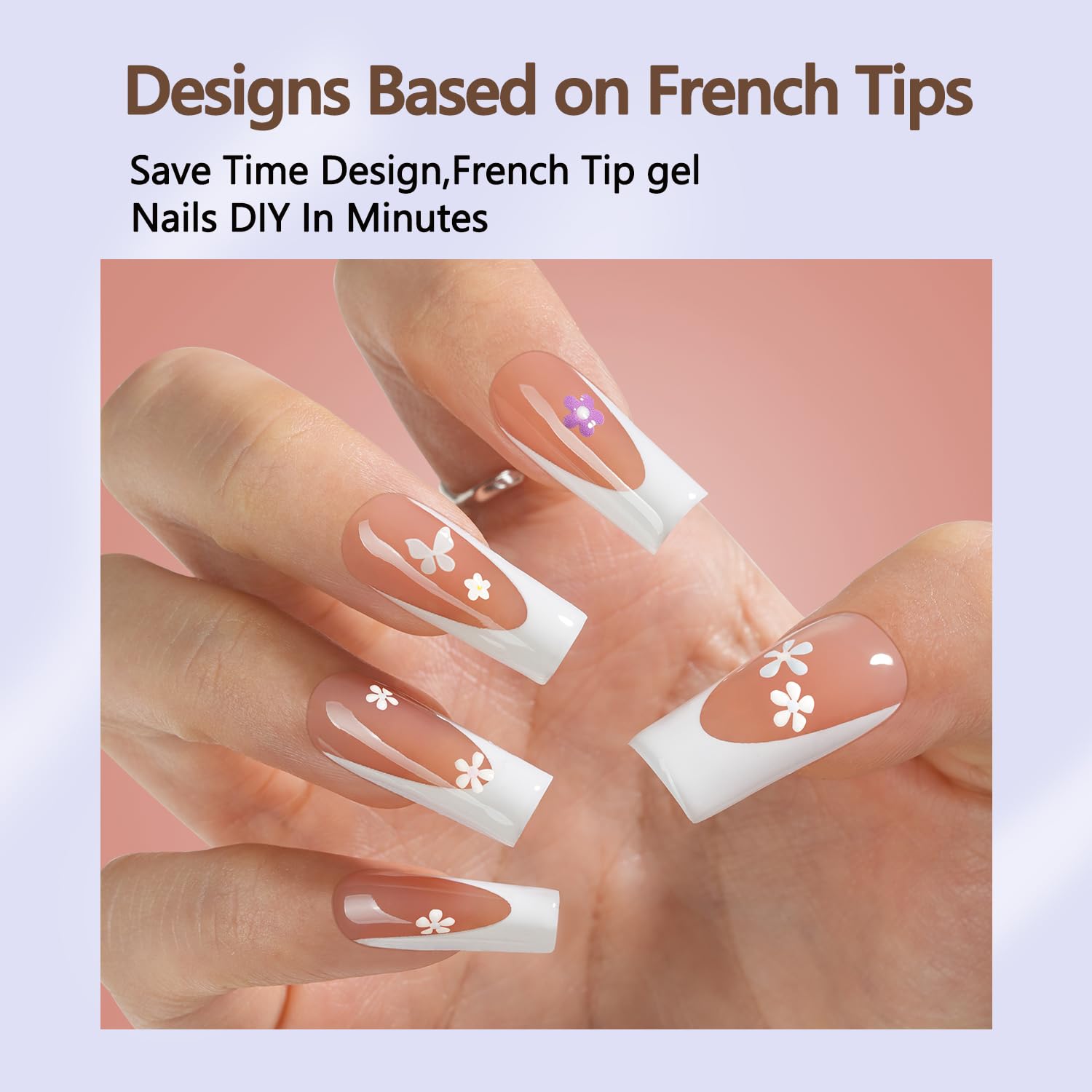 Misssix includes 15 sizes for precise nail fit