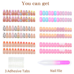 Misssix adhesive tabs and nail stickers for secure, mess-free application
