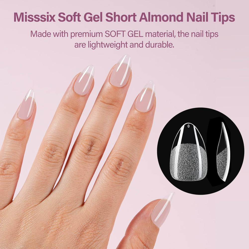 Misssix included nail file supports prep and shaping.