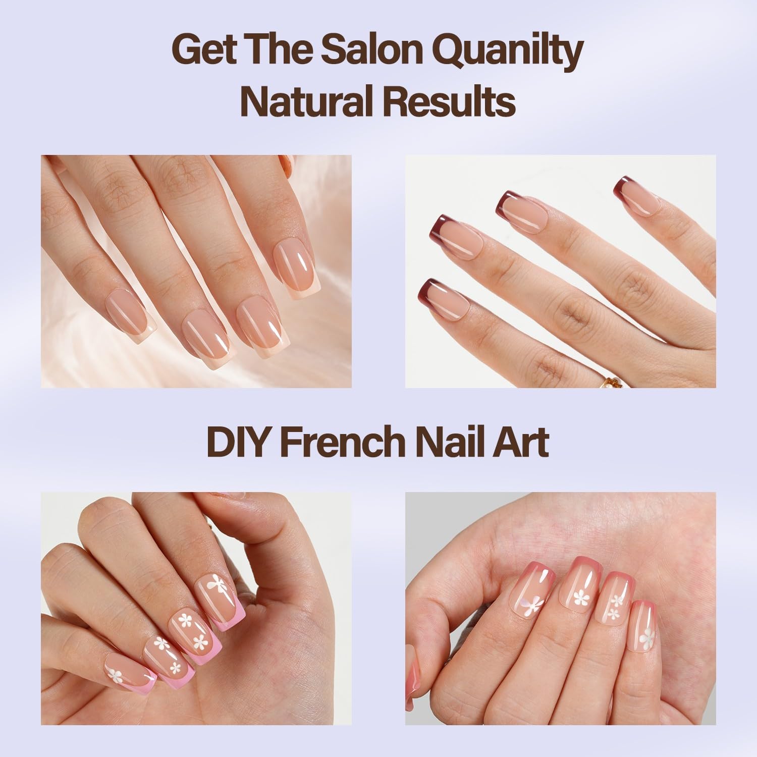 Misssix XBASICTIPS no-file-needed design enables instant nail styling.