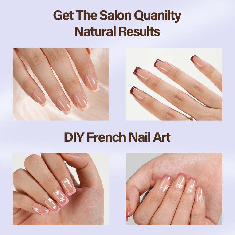 Misssix XBASICTIPS no-file-needed design enables instant nail styling.
