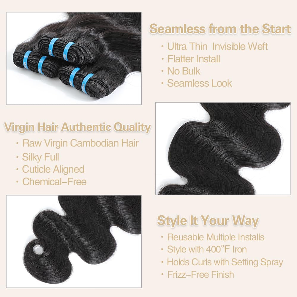 Misstoo 22-inch model look highlighting natural waves and long-lasting styling potential.