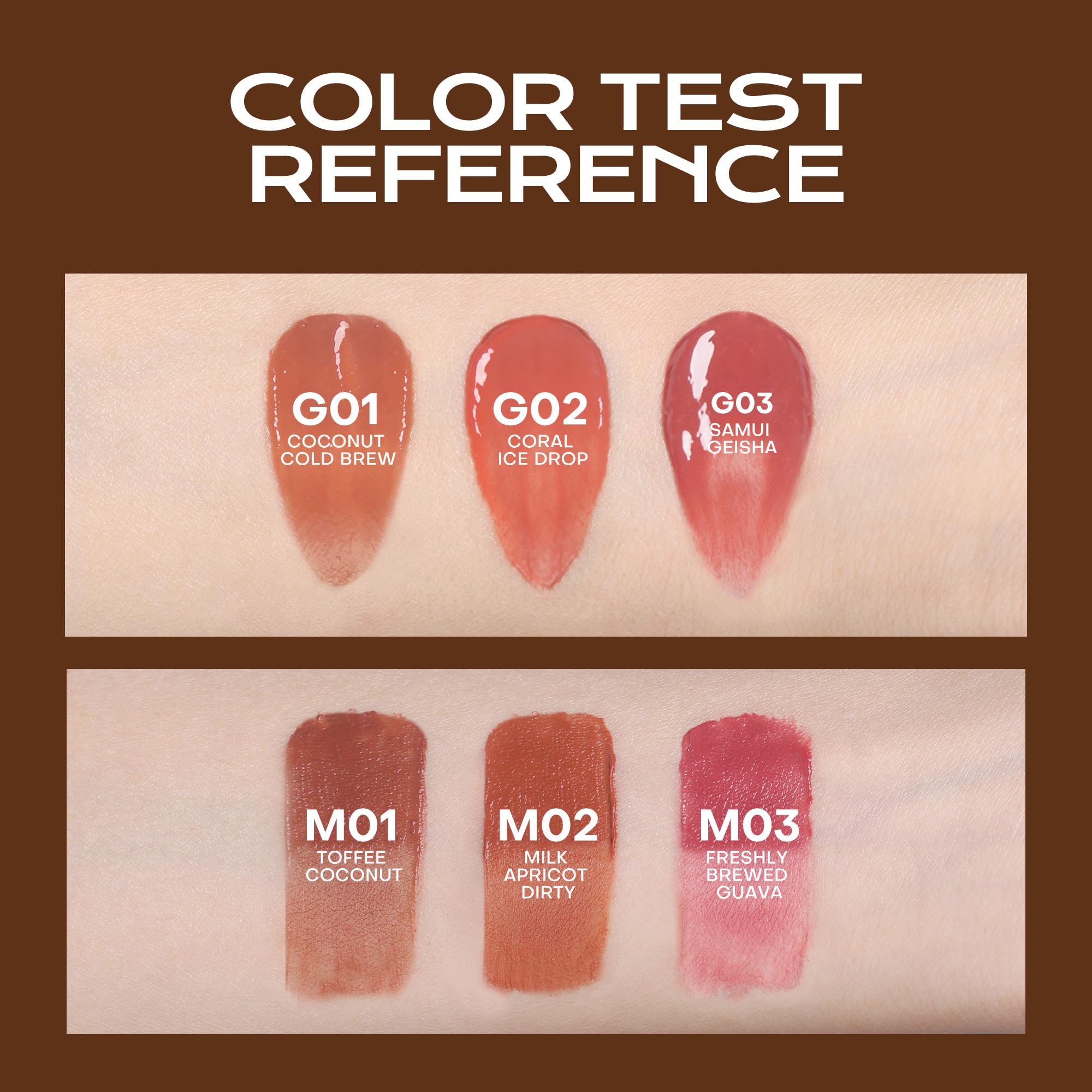 Mistine single swipe color provides rich shade in one pass.
