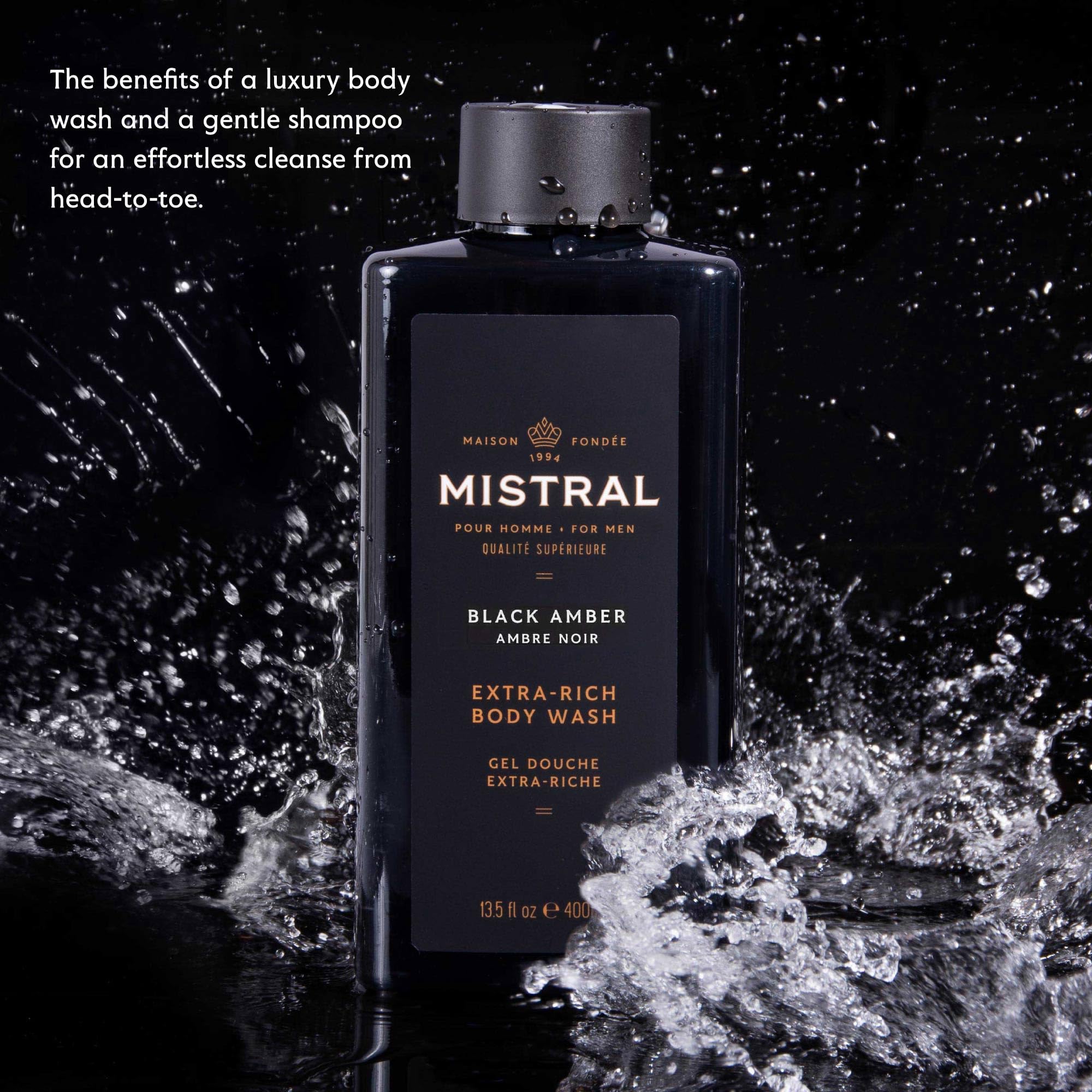 Mistral aloe vera and ginseng essence supports skin and hair care.