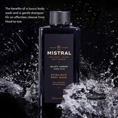 Mistral aloe vera and ginseng essence supports skin and hair care.