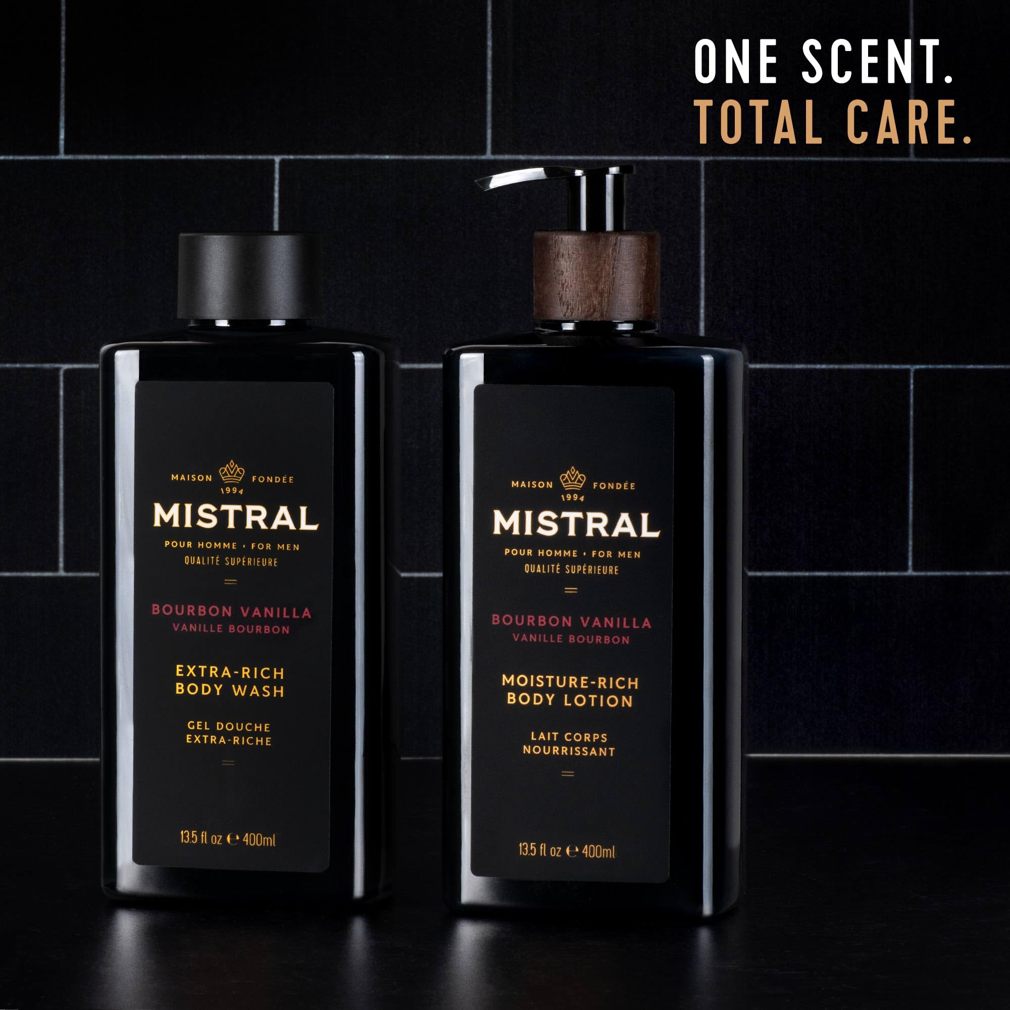 Mistral Bourbon Vanilla moisturized skin glow after absorption.