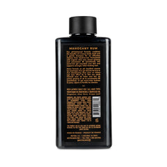 Mistral Mahogany Rum label close-up highlighting luxury fragrance notes.