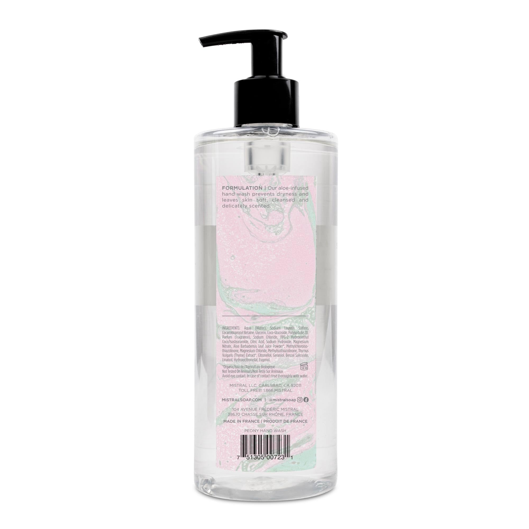 Mistral Marbles Hand Wash pour showing smooth distribution and hydration.