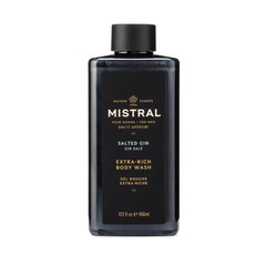 Mistral Salted Gin bottle with refreshing scent for daily grooming