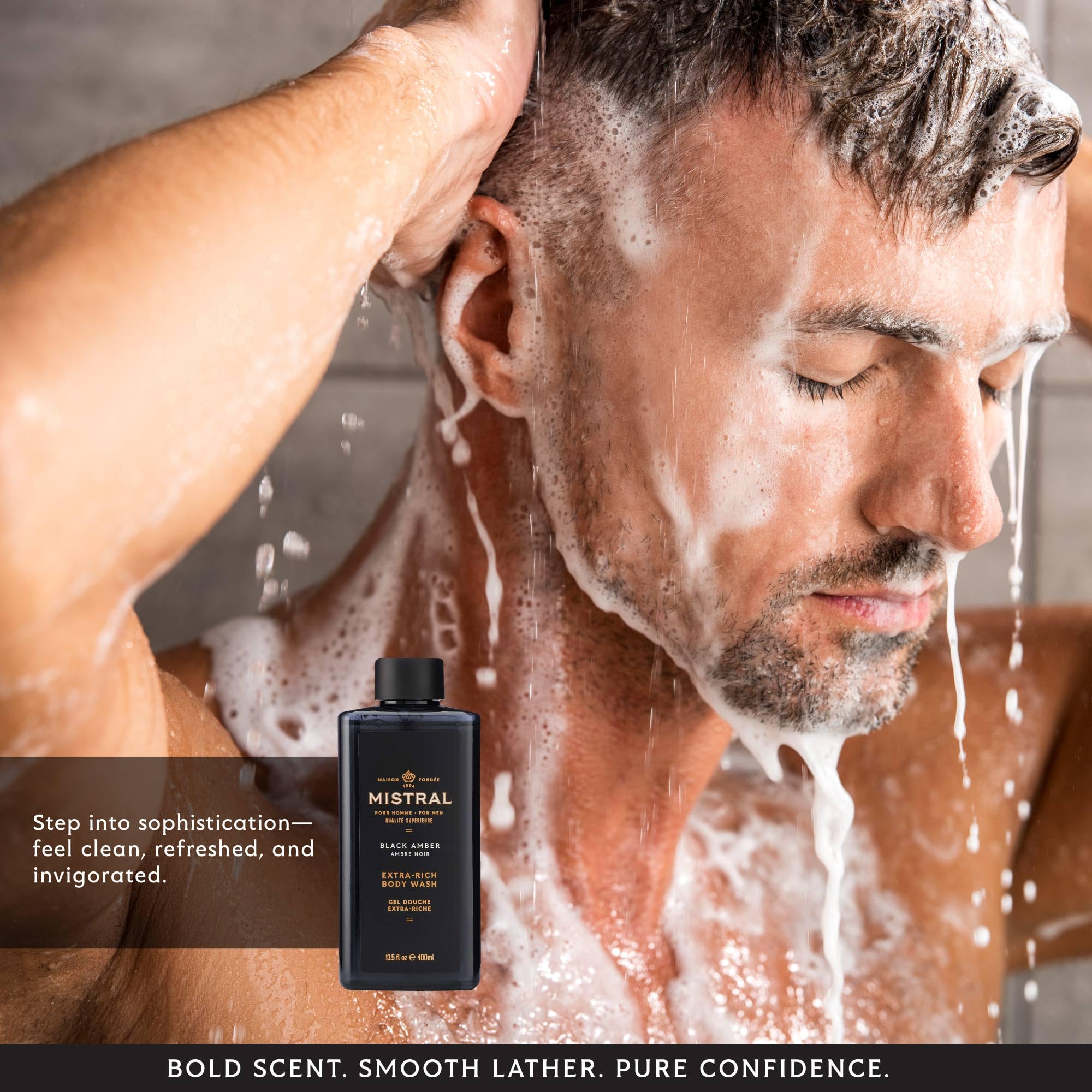 Mistral travel-friendly bottle suitable for daily use.