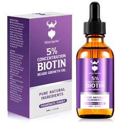 MistySprite Beard Oil bottle showing the premium formula for conditioning and styling.