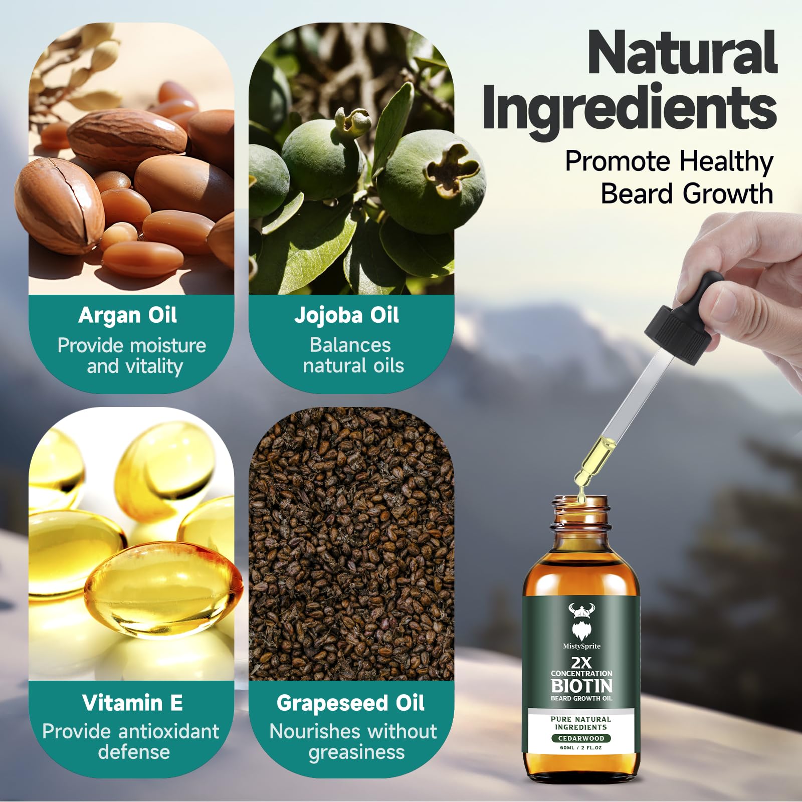 Mistysprite clean ingredients no fragrance bottle for fragrance-free routine