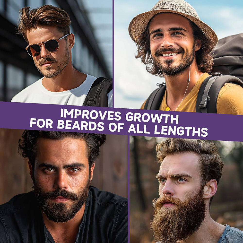 Patch coverage close-up suggesting fuller, healthier beard in daily grooming.
