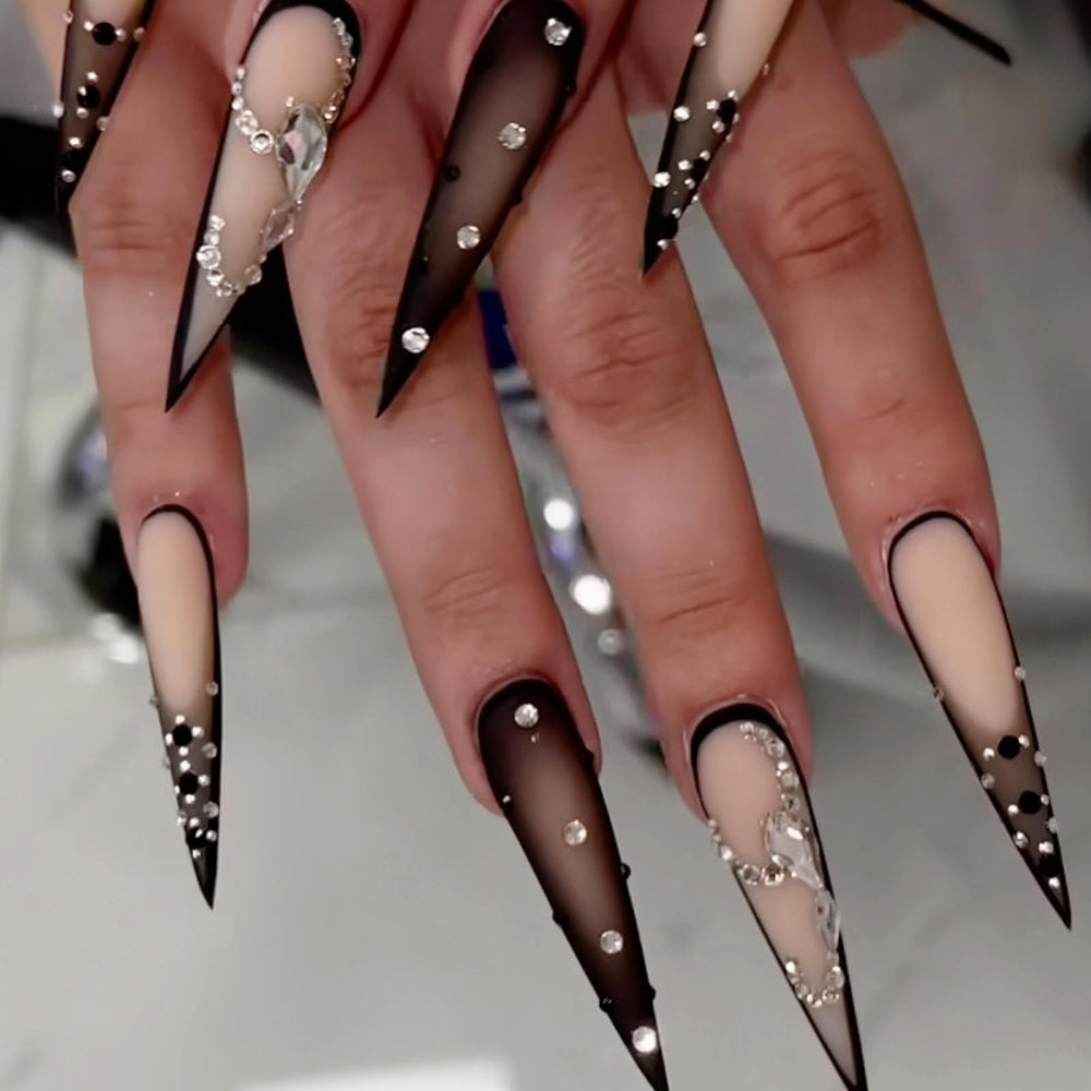 MISUD ABS acrylic nails offer sturdy, odorless wear for daily use.