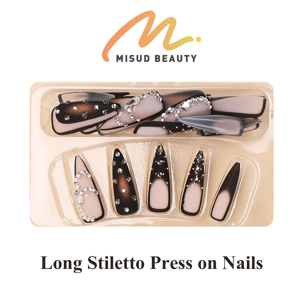 MISUD long stilettos are easy to apply, perfect for fast transformations.